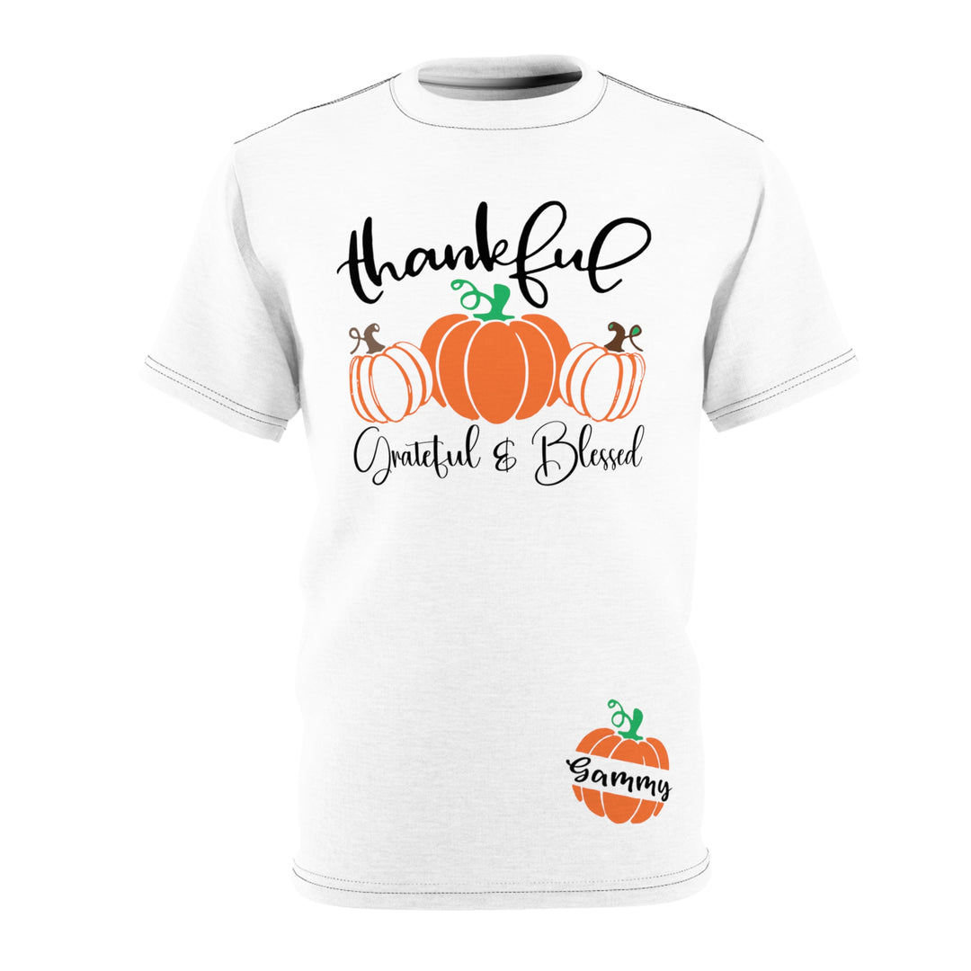 Thankful Gammy=Unisex Cut & Sew Tee (AOP)