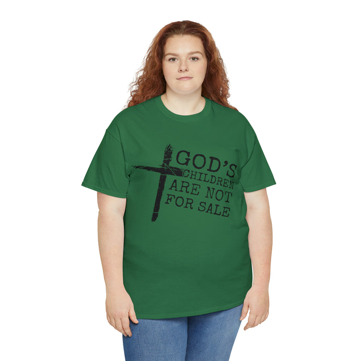 Gods children are not for sale-Unisex Heavy Cotton Tee