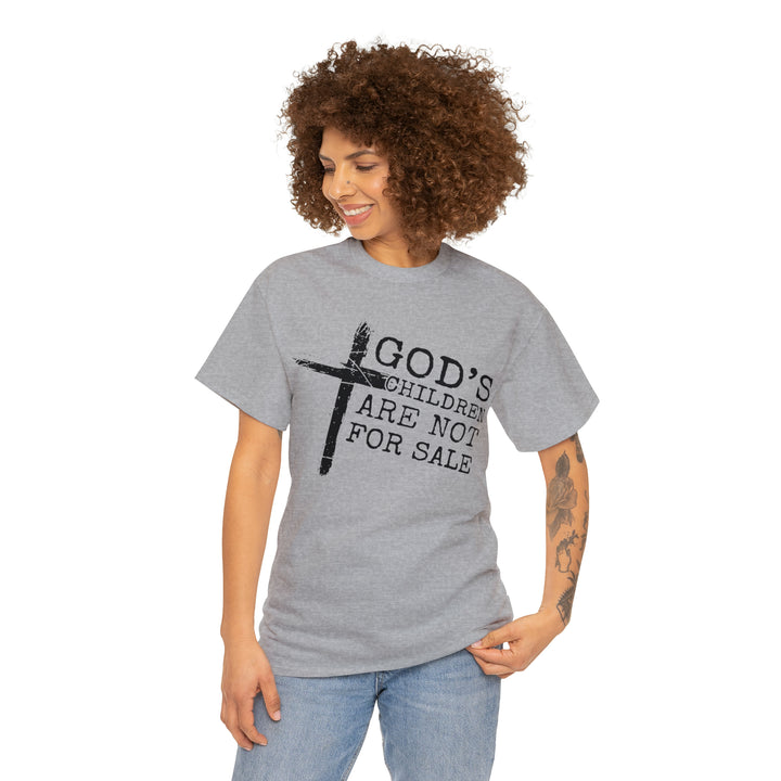 Gods children are not for sale-Unisex Heavy Cotton Tee