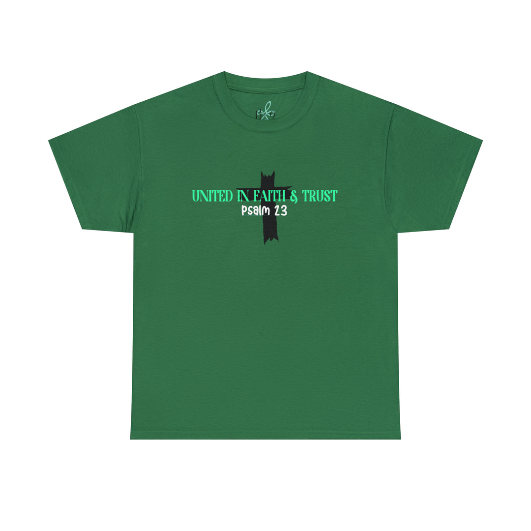 UNITED IN FAITH & TRUST-Unisex Heavy Cotton Tee