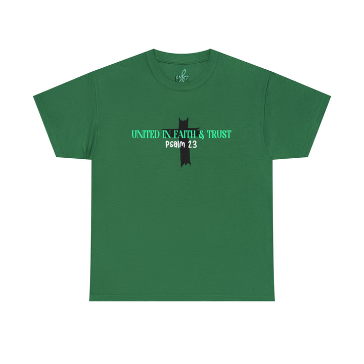 UNITED IN FAITH & TRUST-Unisex Heavy Cotton Tee