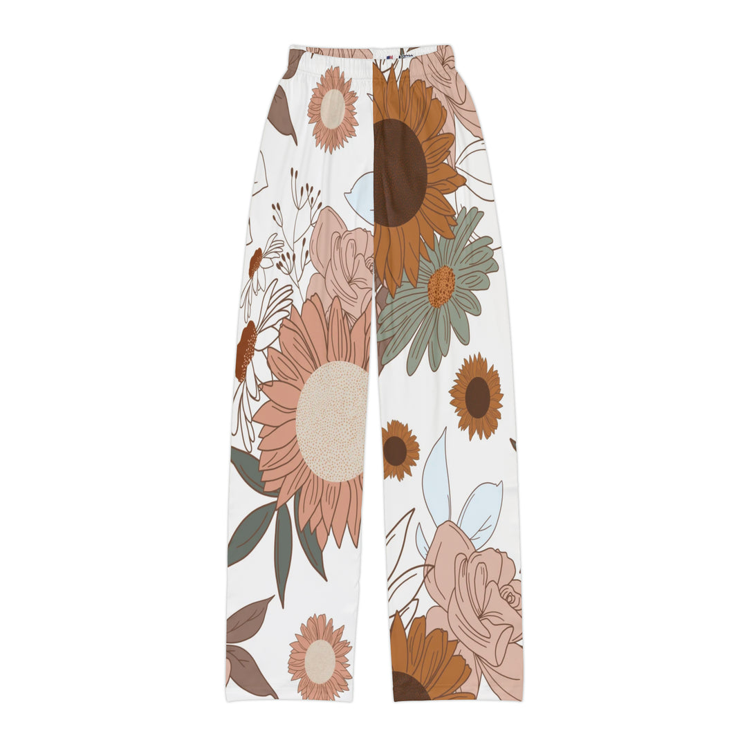 Fall Sunflower Kids Pajama Pants (AOP)