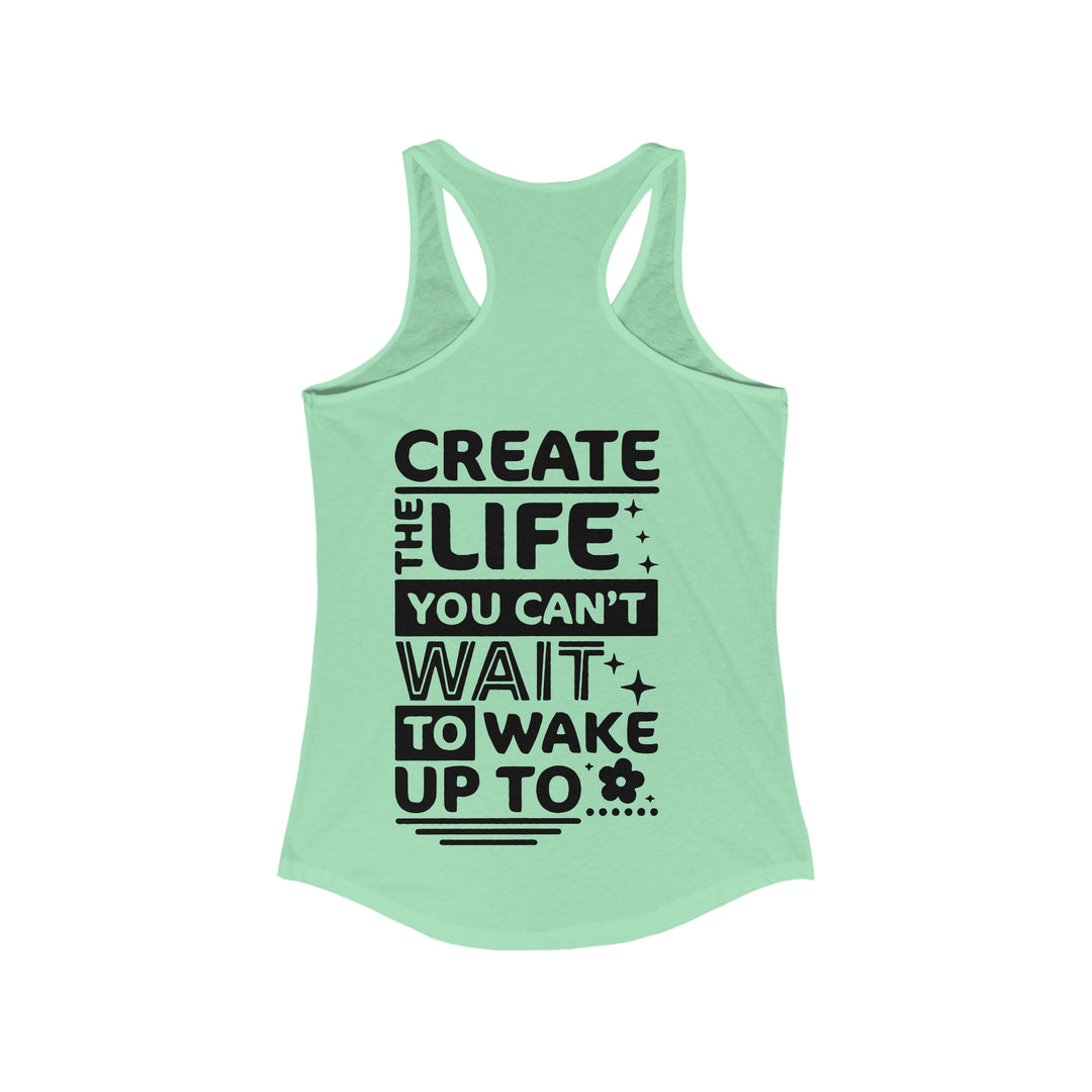 Create something amzing-Women's Ideal Racerback Tank