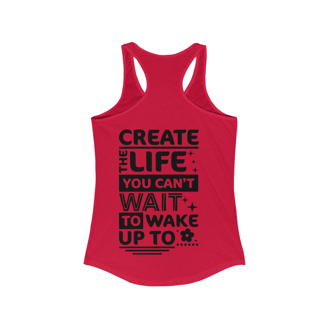 Create something amzing-Women's Ideal Racerback Tank