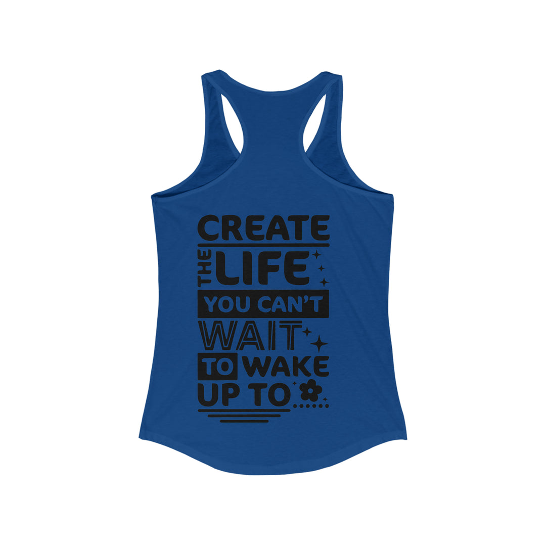 Create something amzing-Women's Ideal Racerback Tank