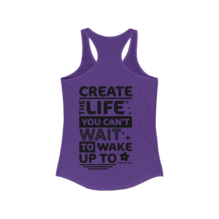 Create something amzing-Women's Ideal Racerback Tank