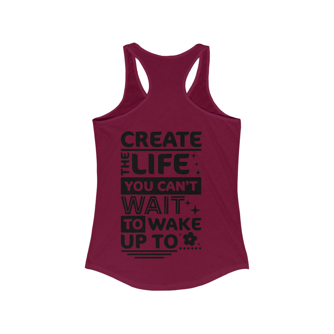 Create something amzing-Women's Ideal Racerback Tank