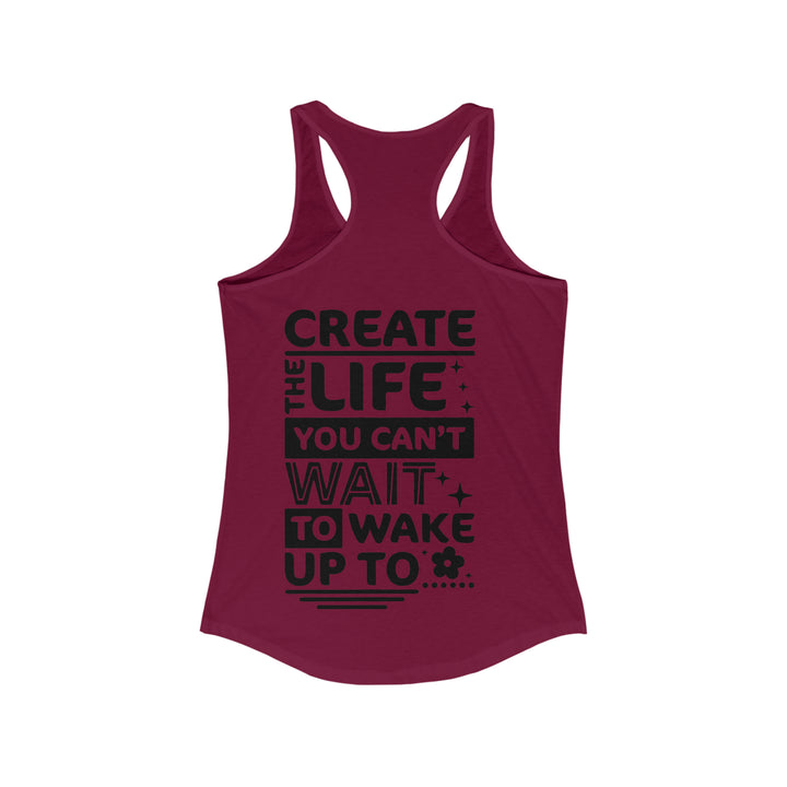 Create something amzing-Women's Ideal Racerback Tank