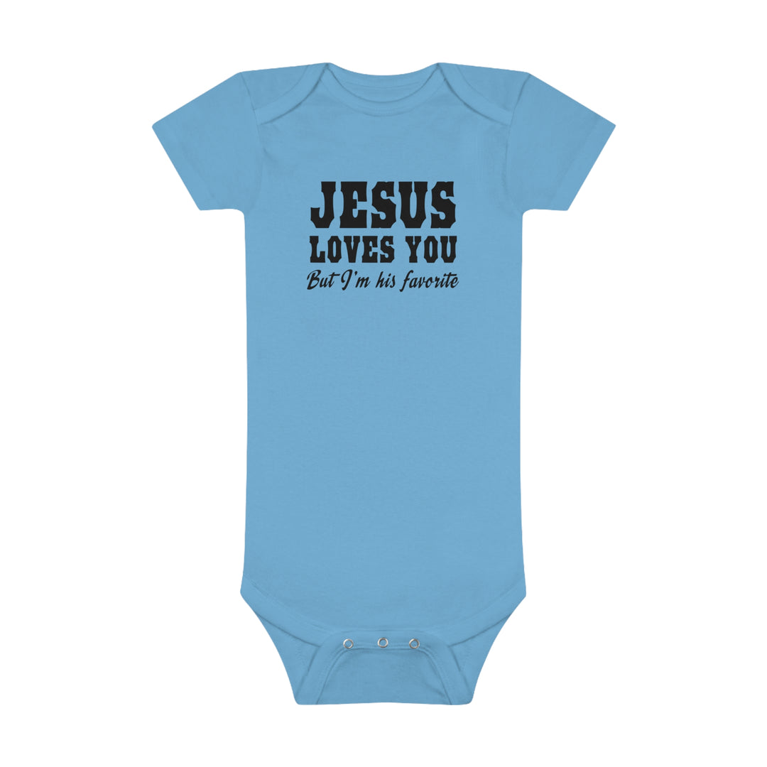 Jesus Loves You-Baby Short Sleeve Onesie®