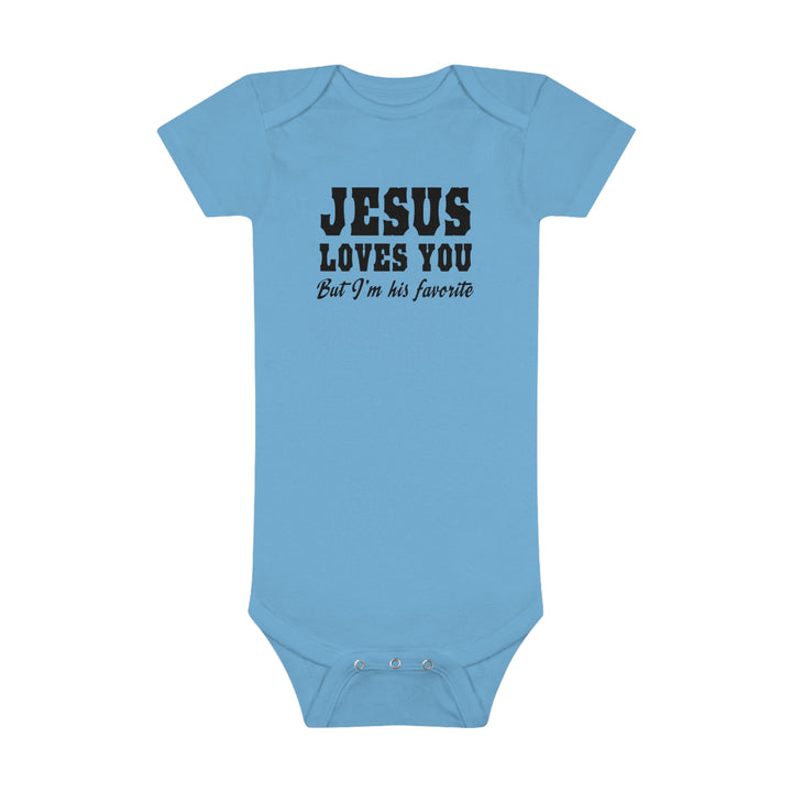 Jesus Loves You-Baby Short Sleeve Onesie®