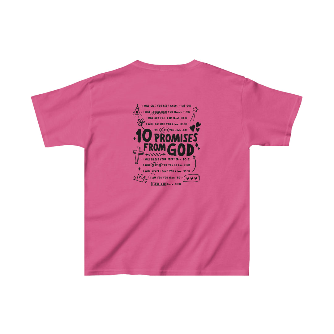 10 Promises from God=Kids Heavy Cotton™ Tee