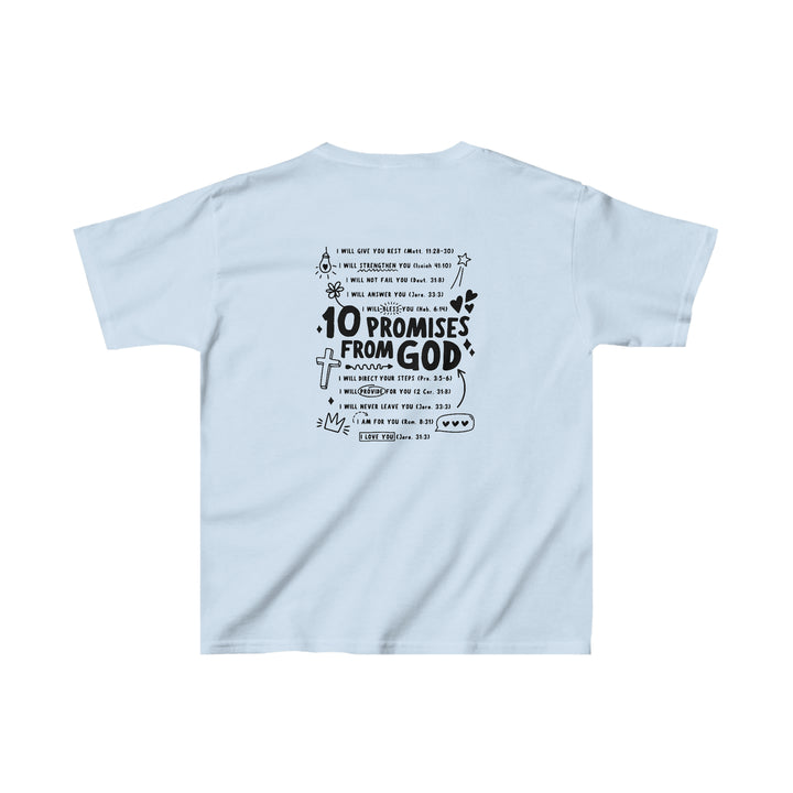 10 Promises from God=Kids Heavy Cotton™ Tee