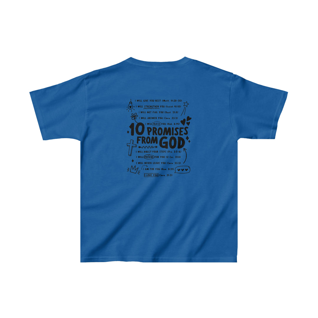 10 Promises from God=Kids Heavy Cotton™ Tee