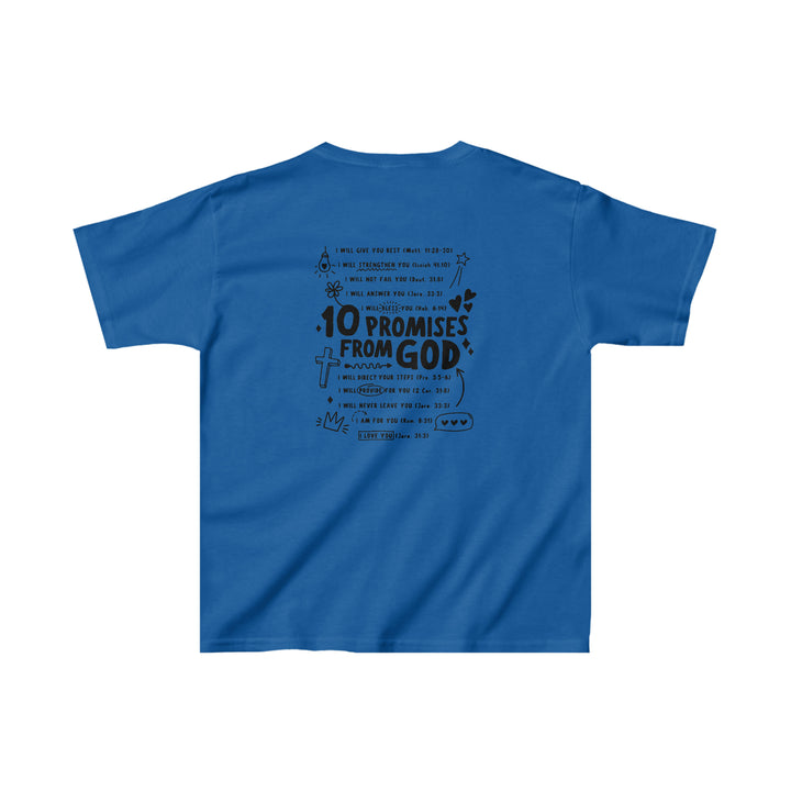 10 Promises from God=Kids Heavy Cotton™ Tee