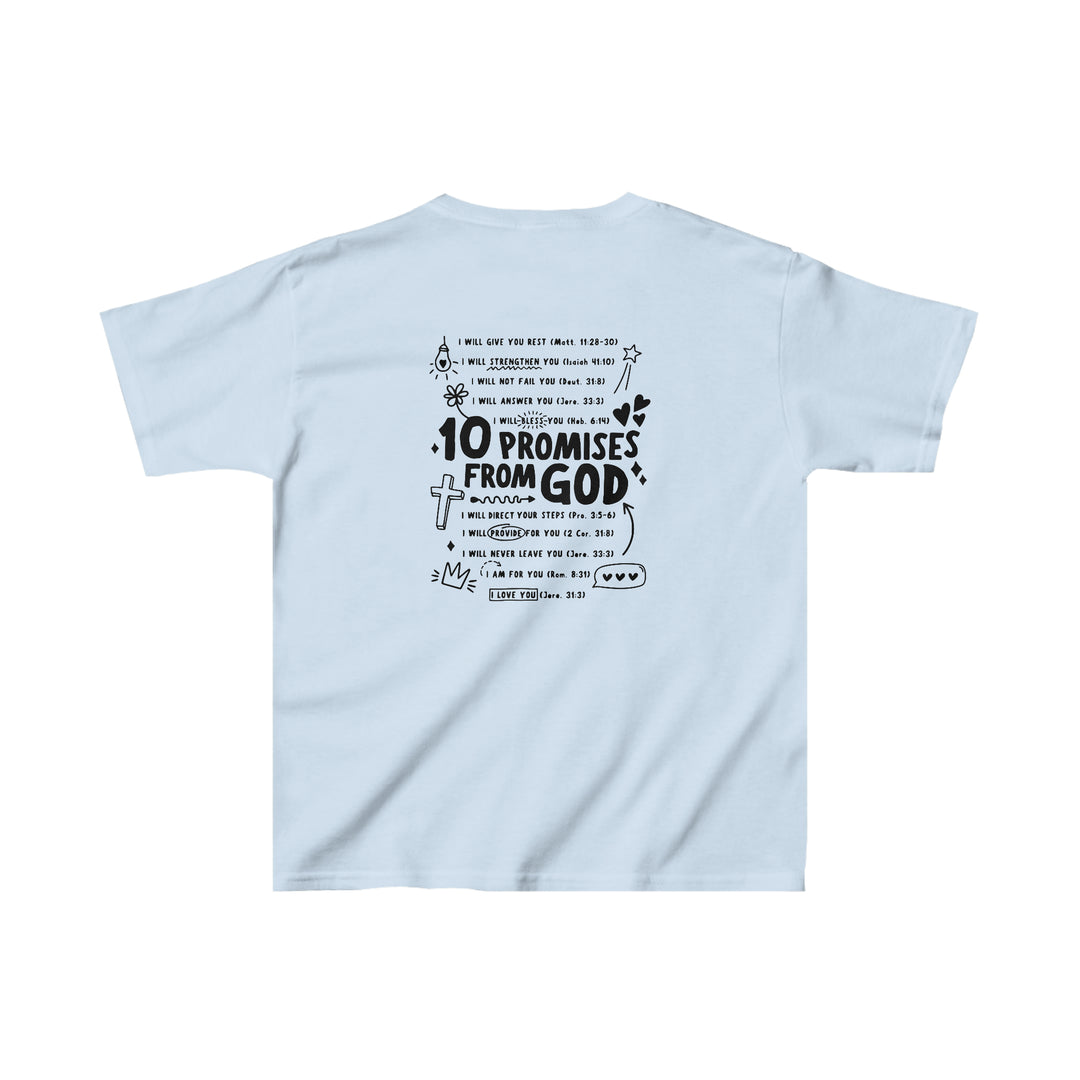 10 Promises from God=Kids Heavy Cotton™ Tee