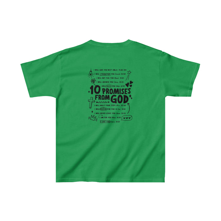 10 Promises from God=Kids Heavy Cotton™ Tee