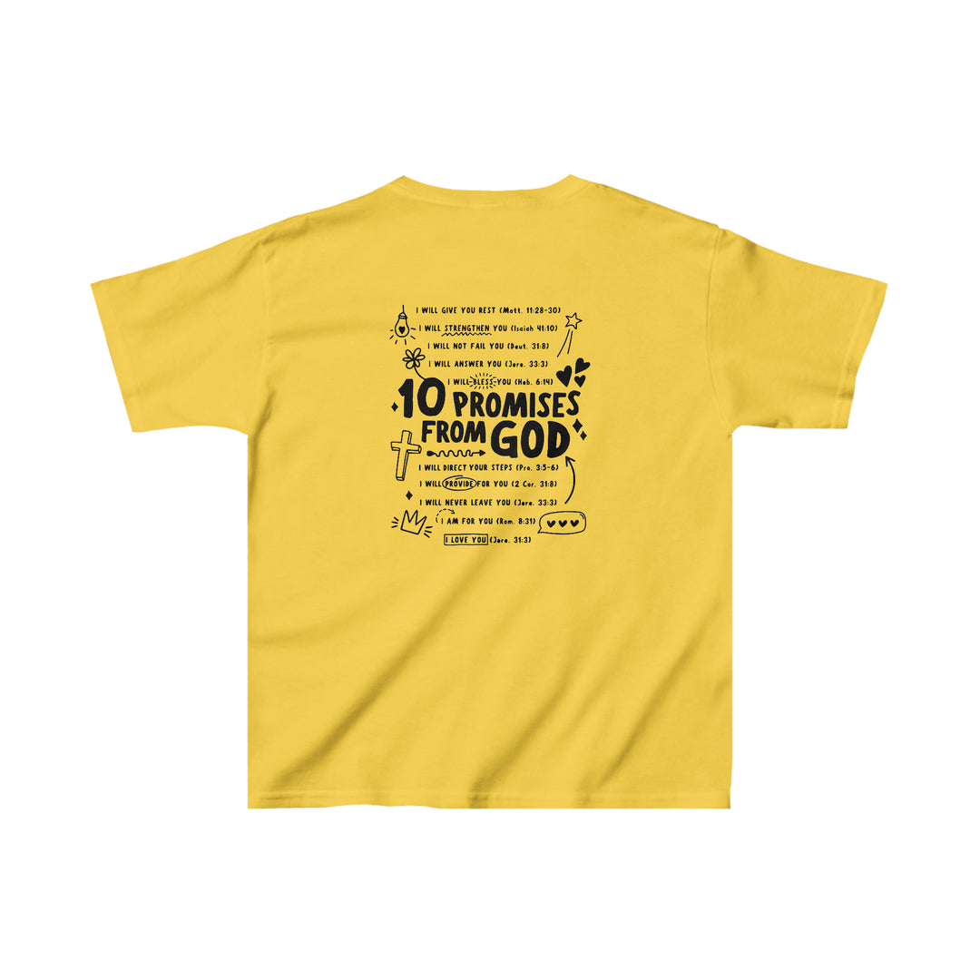 10 Promises from God=Kids Heavy Cotton™ Tee