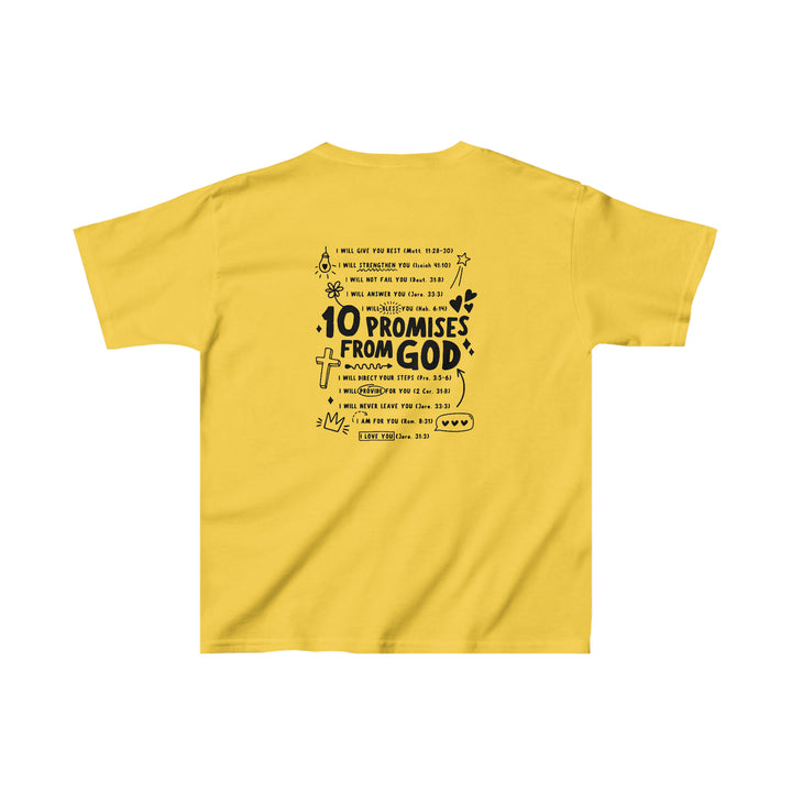 10 Promises from God=Kids Heavy Cotton™ Tee
