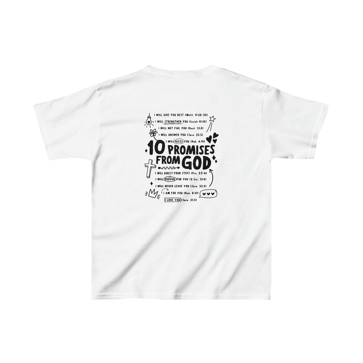 10 Promises from God=Kids Heavy Cotton™ Tee