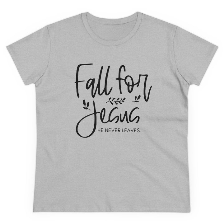 Fall For Jesus Women's Midweight Cotton Tee