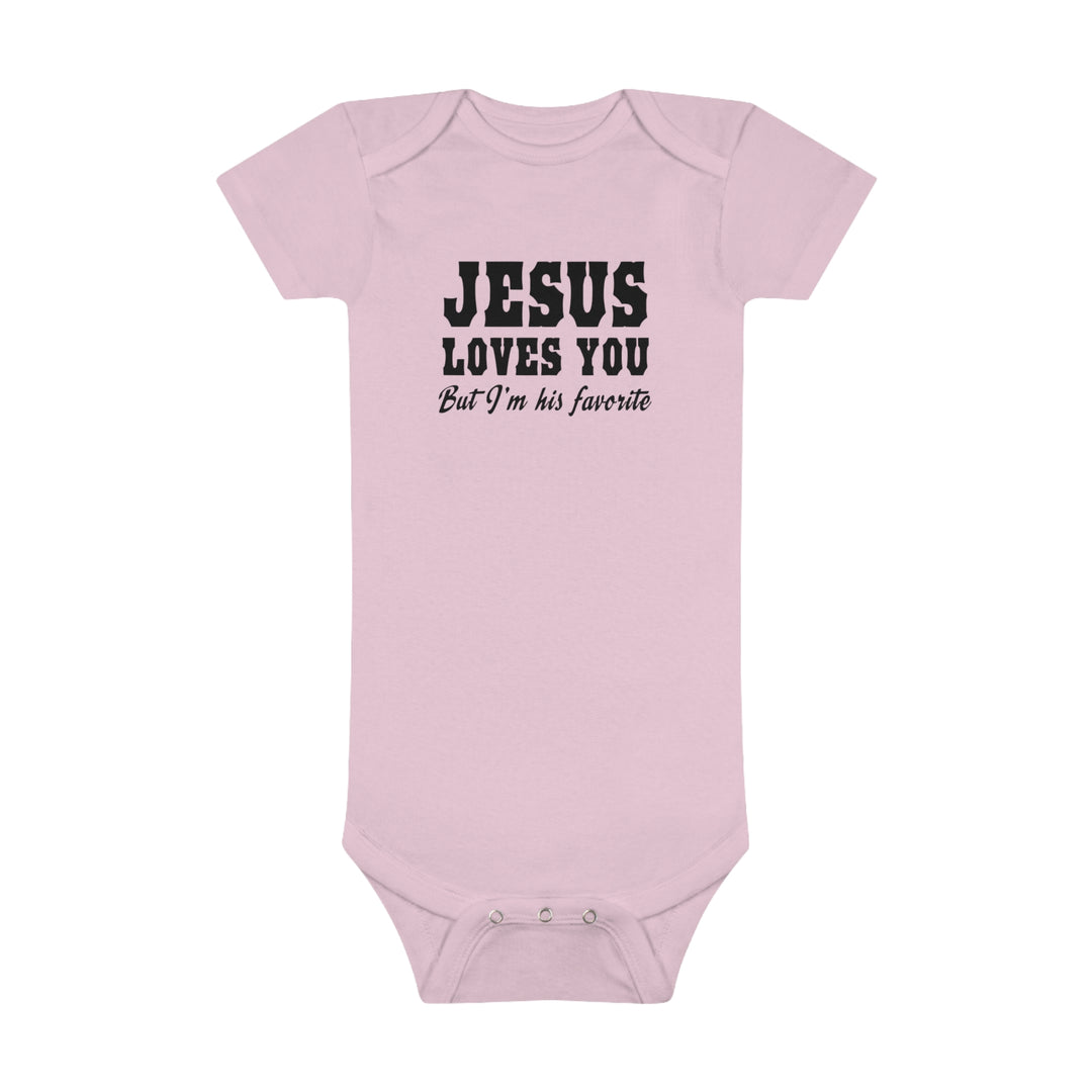 Jesus Loves You-Baby Short Sleeve Onesie®