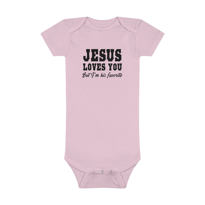 Jesus Loves You-Baby Short Sleeve Onesie®
