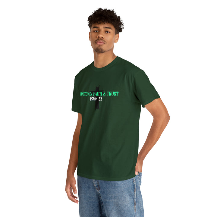 UNITED IN FAITH & TRUST-Unisex Heavy Cotton Tee