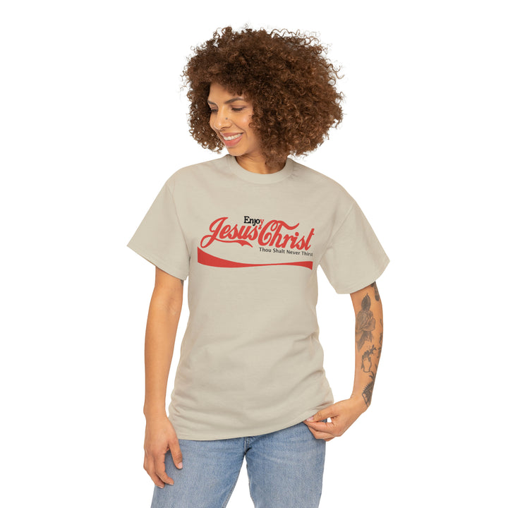Enjoy Jesus Christ-Unisex Heavy Cotton Tee