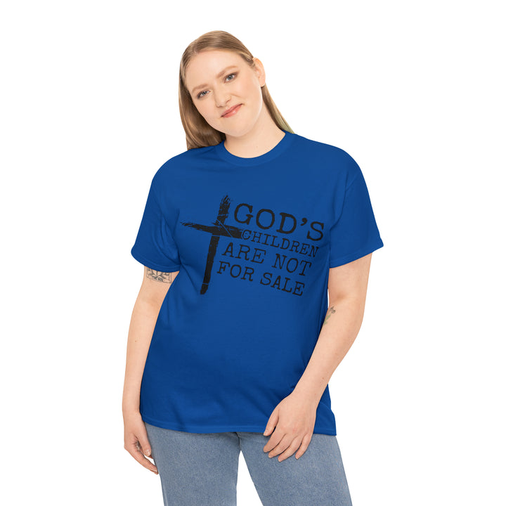 Gods children are not for sale-Unisex Heavy Cotton Tee