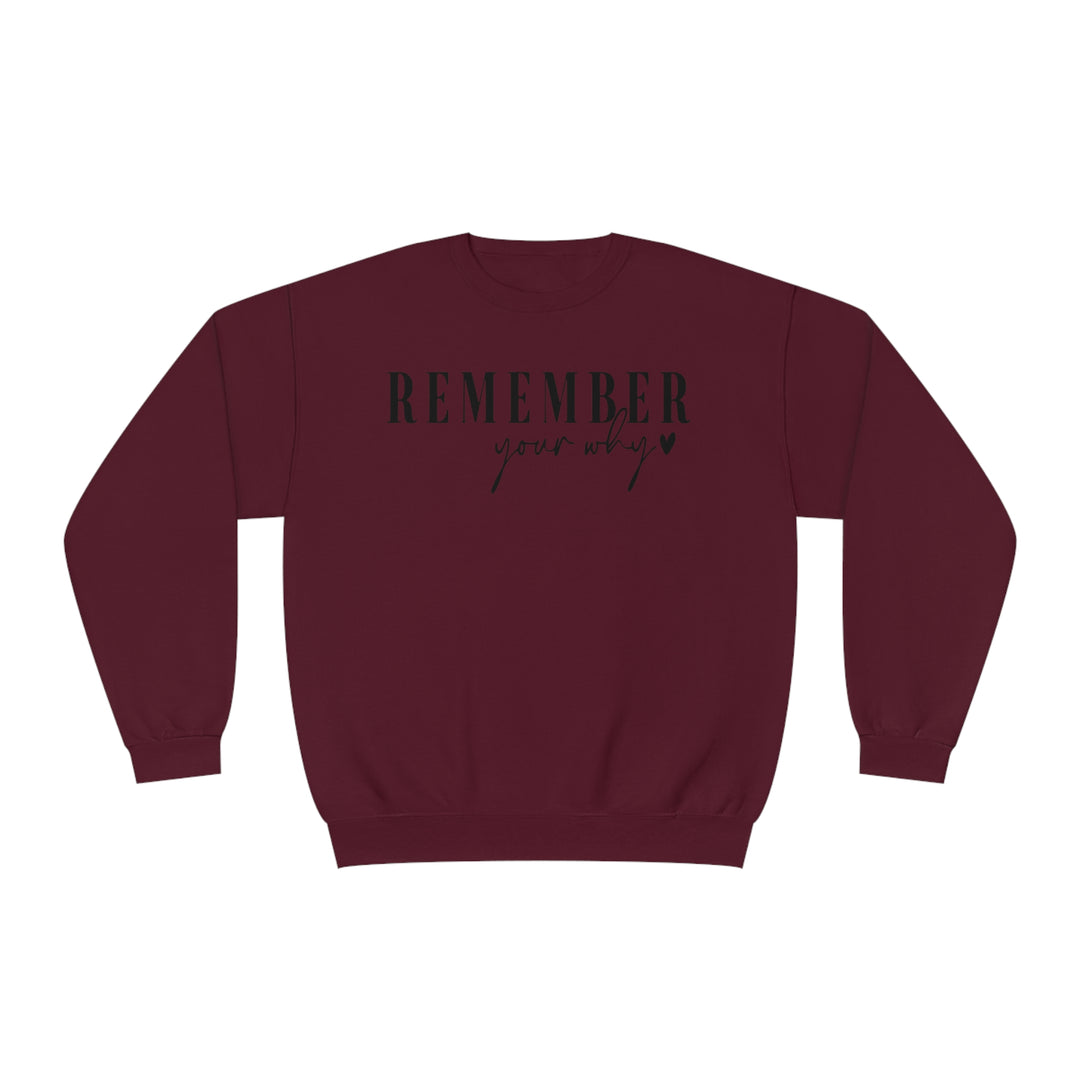 Remember your why-Unisex NuBlend® Crewneck Sweatshirt