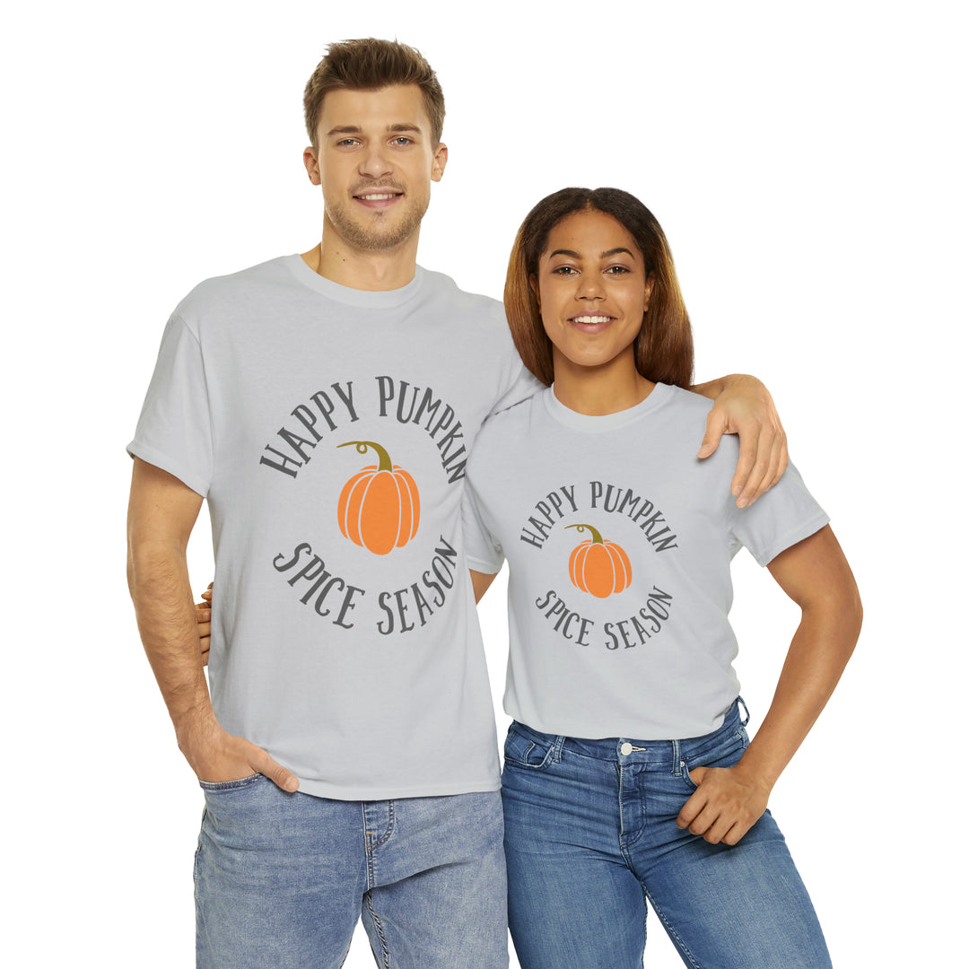 Happy Pumpkin=Unisex Heavy Cotton Tee