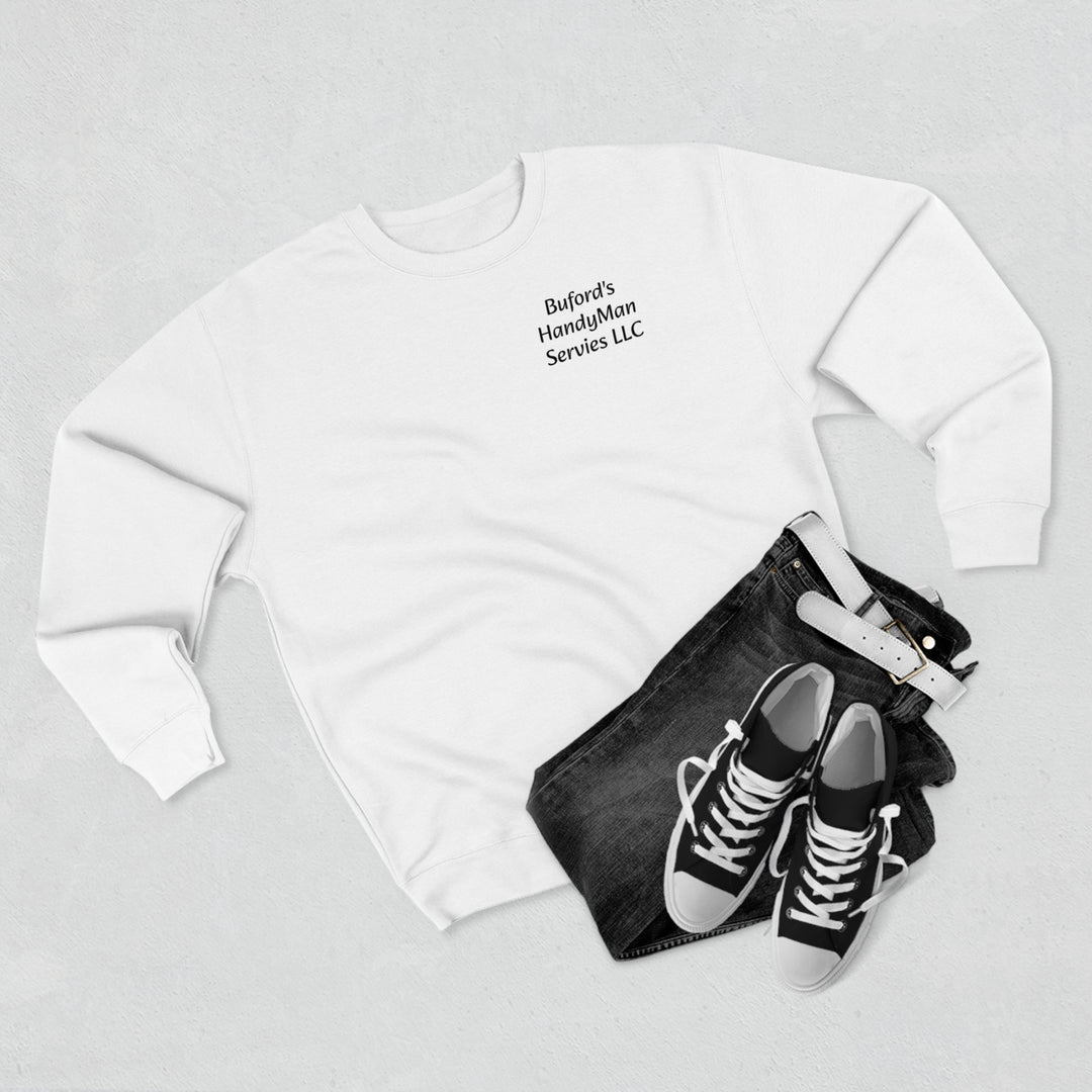 BUFORDS HANDYMAN SERVICES-Unisex Premium Crewneck Sweatshirt