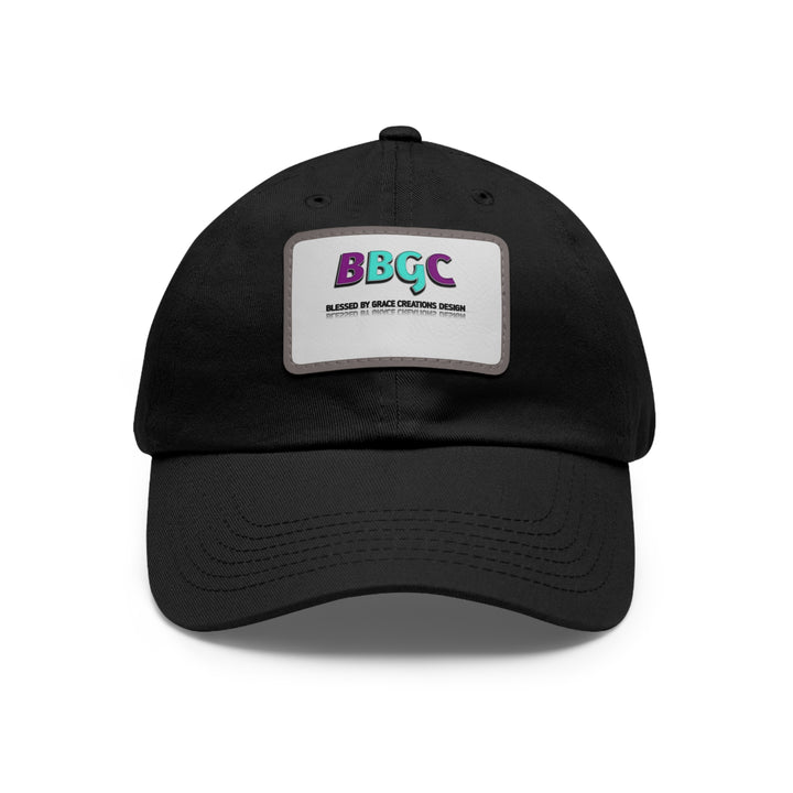 BBGC=Dad Hat with Leather Patch (Rectangle)
