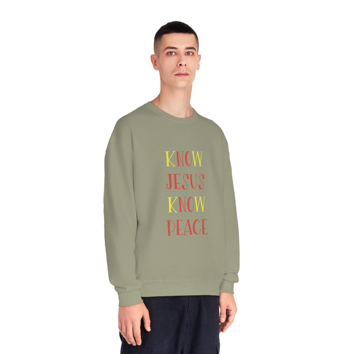 Know Jesus-Unisex NuBlend® Crewneck Sweatshirt