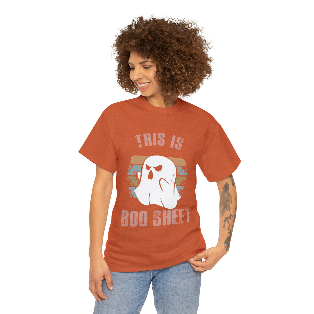 This is Boo Sheet-Unisex Heavy Cotton Tee