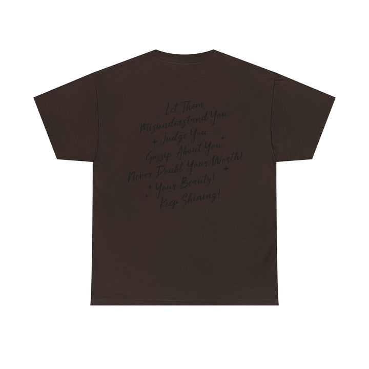 LET THEM-Unisex Heavy Cotton Tee