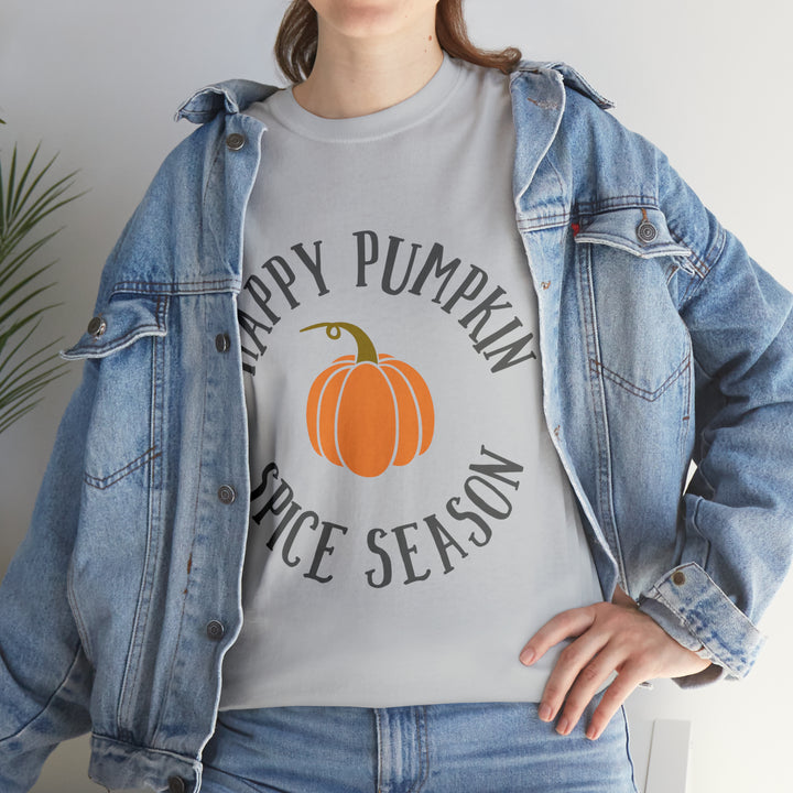 Happy Pumpkin=Unisex Heavy Cotton Tee
