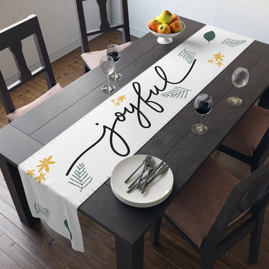 Joyful=Table Runner (Cotton, Poly)