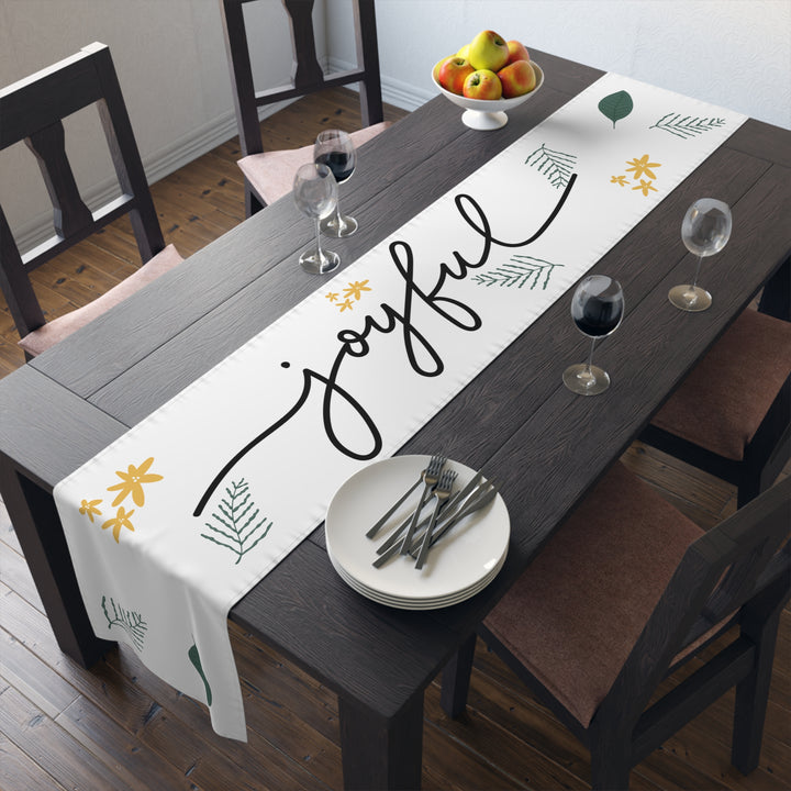 Joyful=Table Runner (Cotton, Poly)