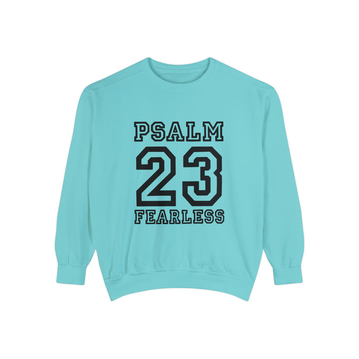 Psalm 23 Unisex Garment-Dyed Sweatshirt