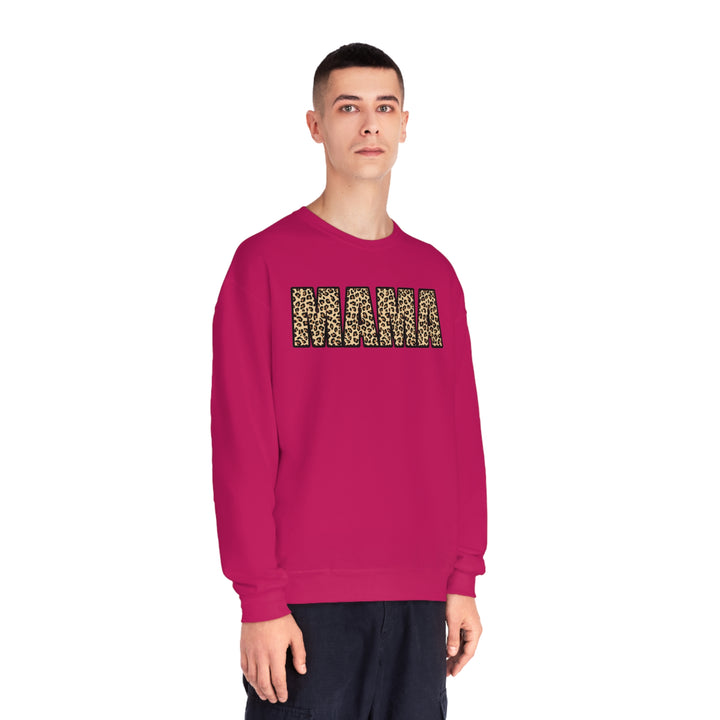 leopard MAMA Unisex NuBlend® Crewneck Sweatshirt