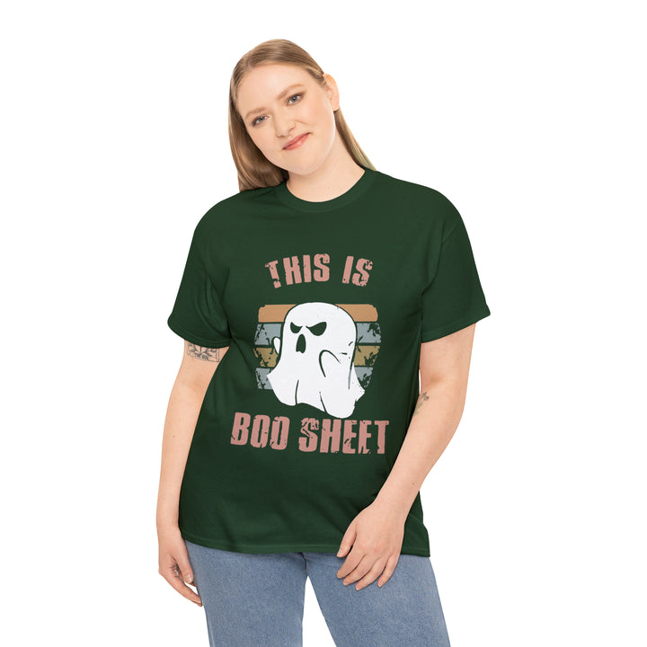 This is Boo Sheet-Unisex Heavy Cotton Tee