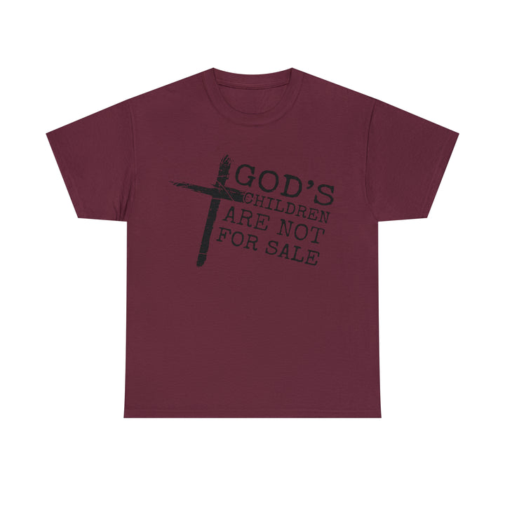Gods children are not for sale-Unisex Heavy Cotton Tee