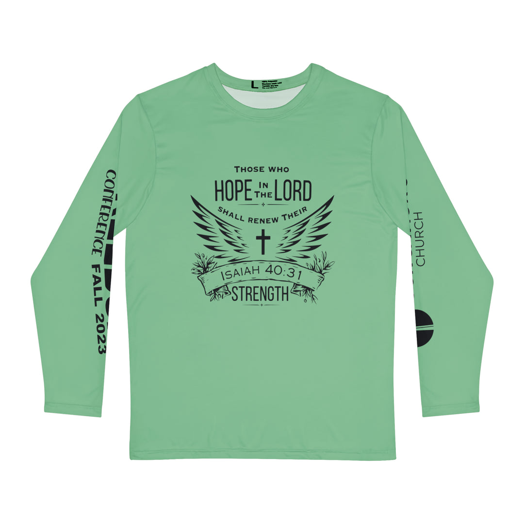 Hope in the Lord Men's Long Sleeve Shirt (AOP)