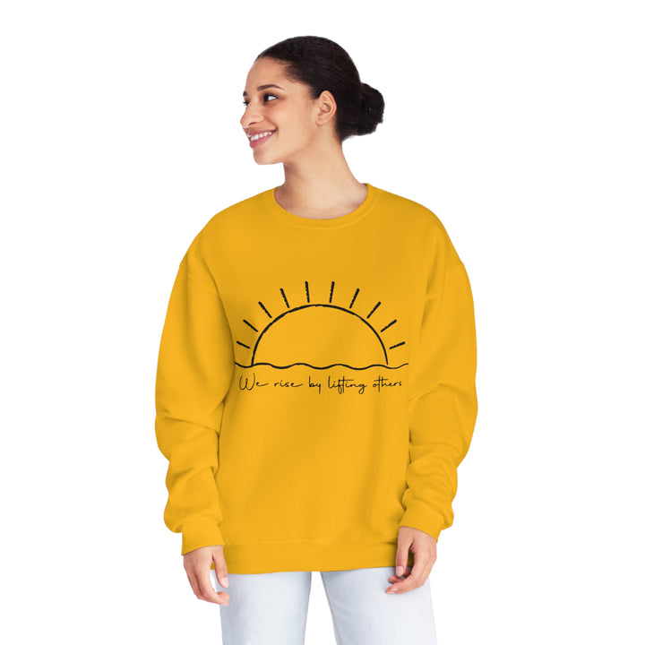 We Rise By Lifting Others=Unisex NuBlend® Crewneck Sweatshirt