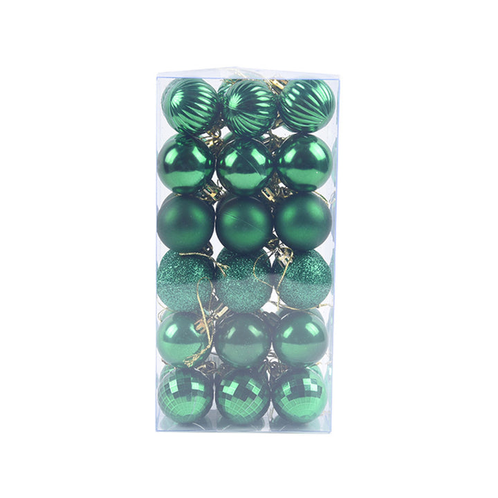 36 PCs Christmas Color Ball Whole Box Set