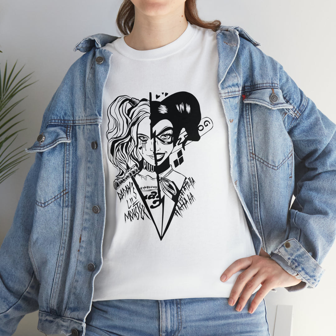 Daddys Little Monster-Unisex Heavy Cotton Tee