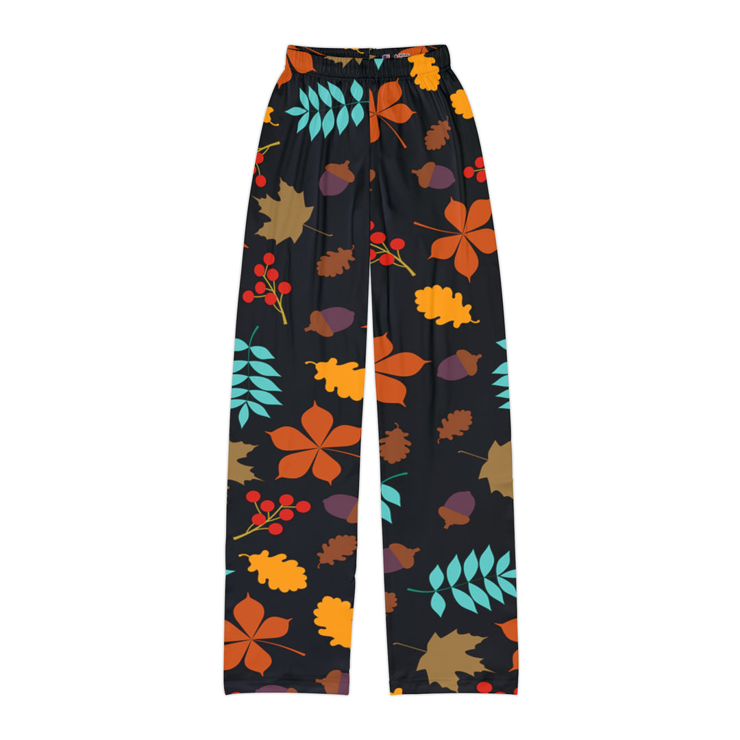 Fall Leaves Kids Pajama Pants (AOP)