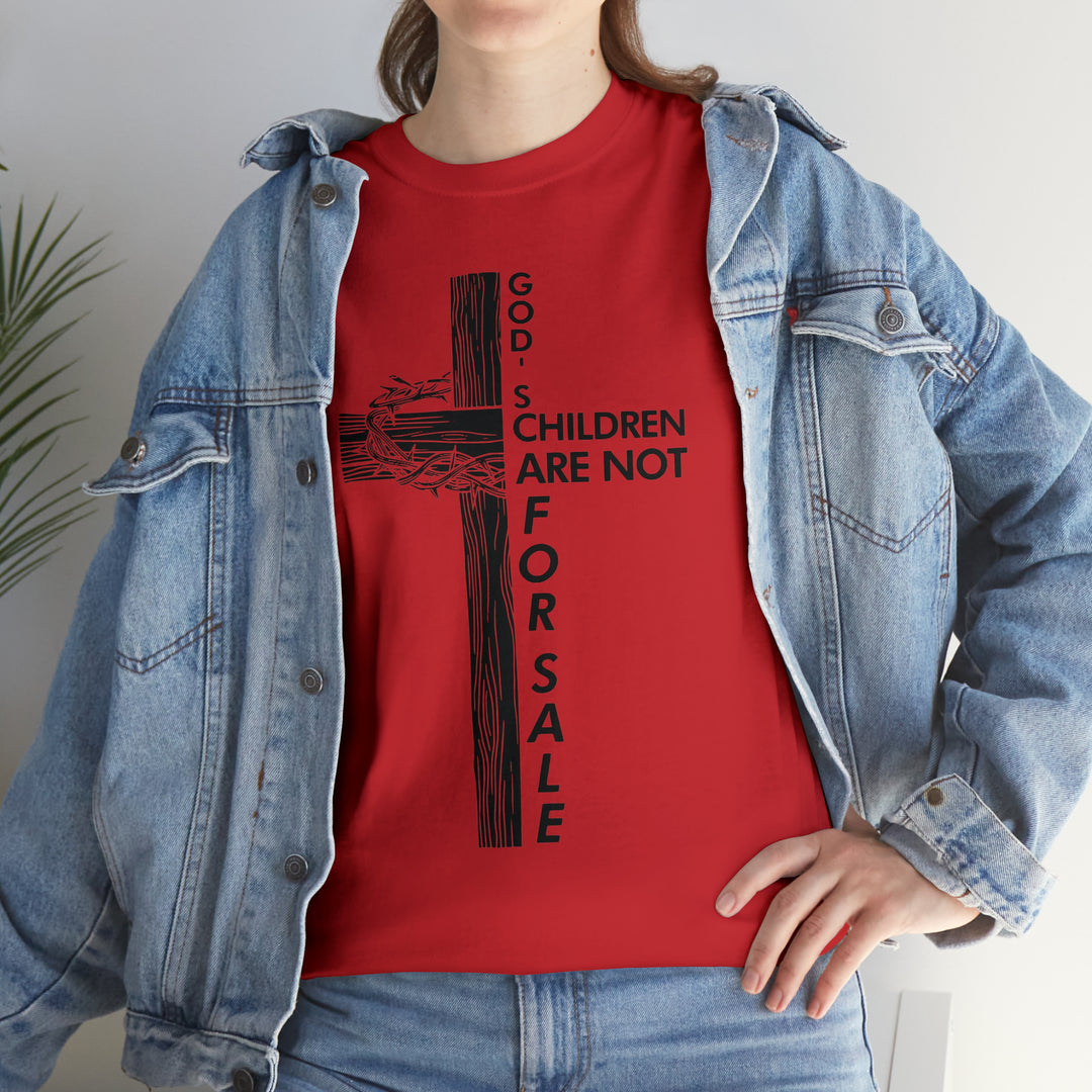 gods children are not for sale-Unisex Heavy Cotton Tee