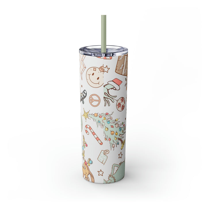 Skinny Tumbler with Straw, 20oz